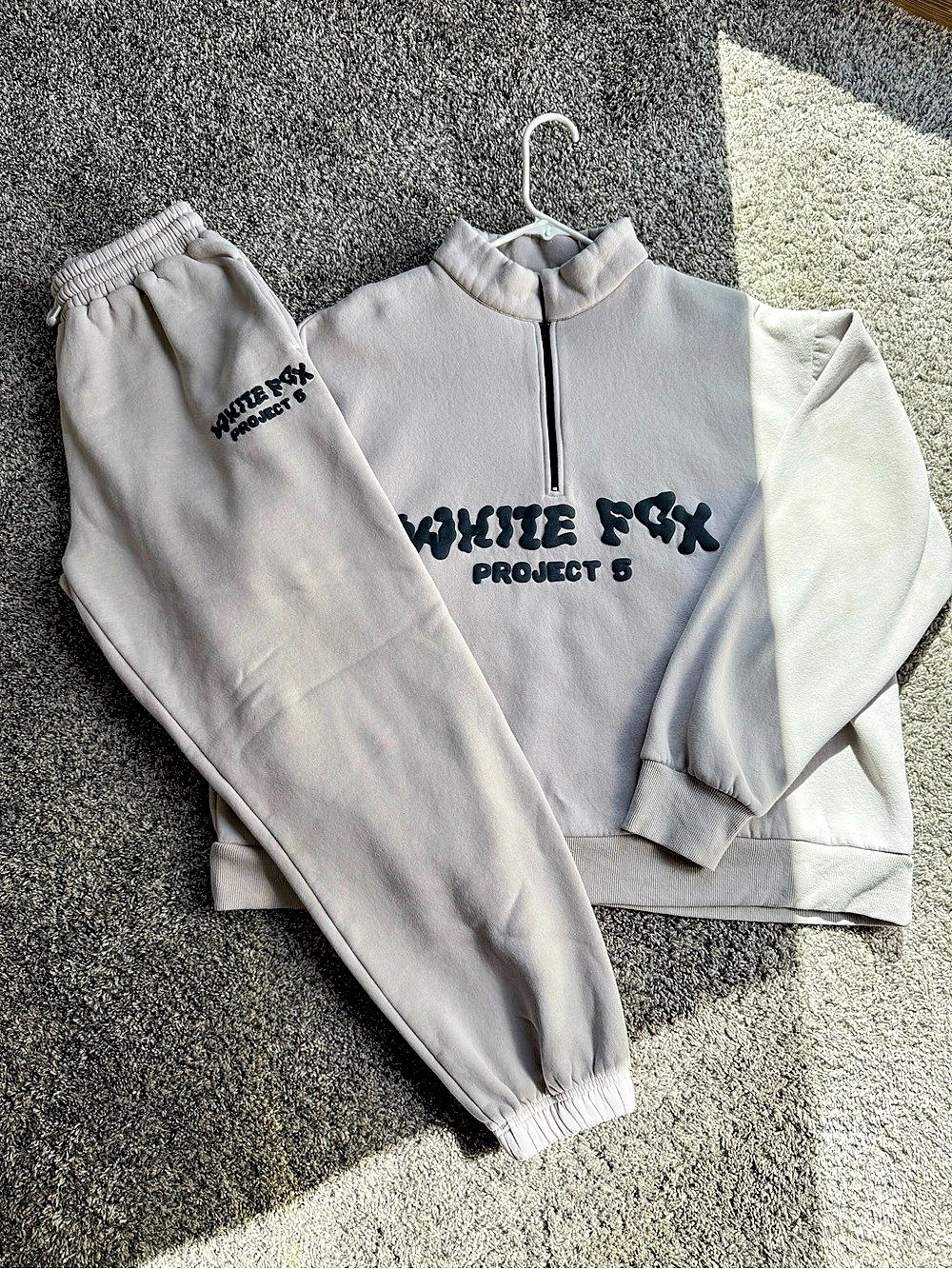 White Fox Project 5 Matching Jogger Set